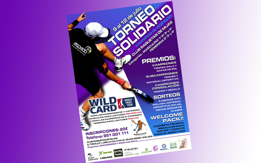 Torneo benéfico en Mijas con wild card para el World Padel Tour