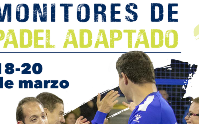 Abiertas inscripciones para curso de monitor de pádel adaptado 2022